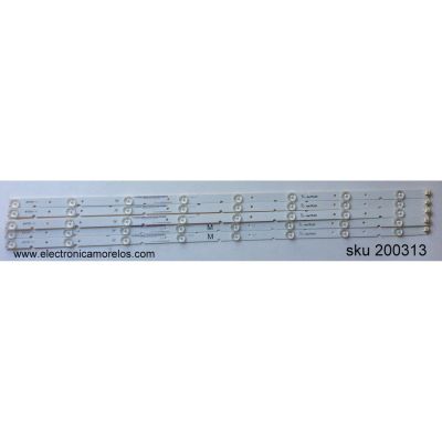 KIT DE LED PARA TV / AU OPTRONICS T390HVN04.0 / IC-A-VZAA39D265B1 / MODELO E390I-B0